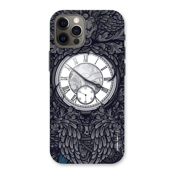Artsy Wall Clock Back Case for iPhone 12 Pro