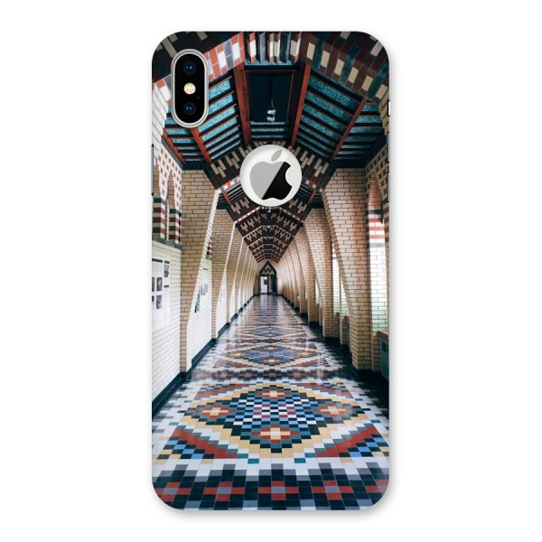Awesome Architecture Back Case for iPhone XS Logo Cut