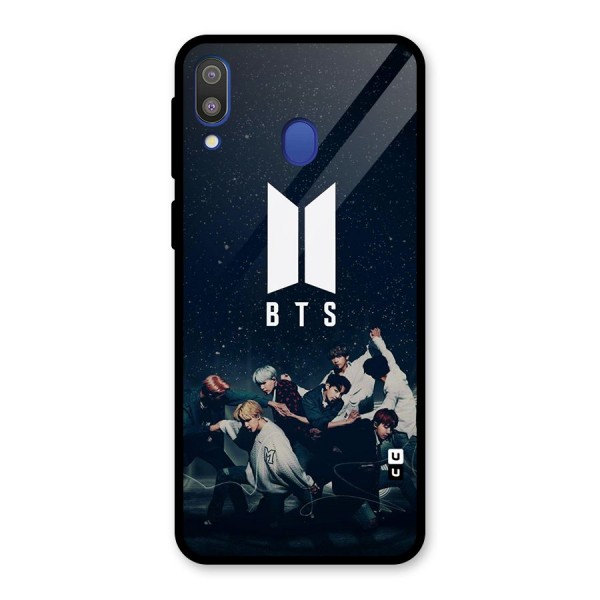 BTS Army All Glass Back Case for Galaxy M20