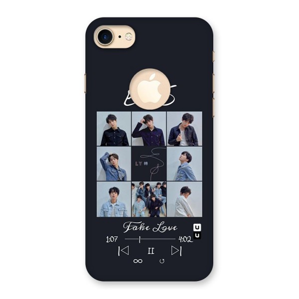 BTS Fake Love Back Case for iPhone 7 Logo Cut