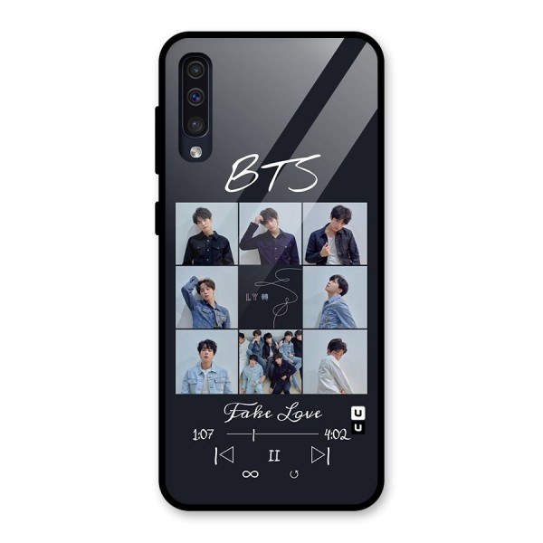 BTS Fake Love Glass Back Case for Galaxy A50s