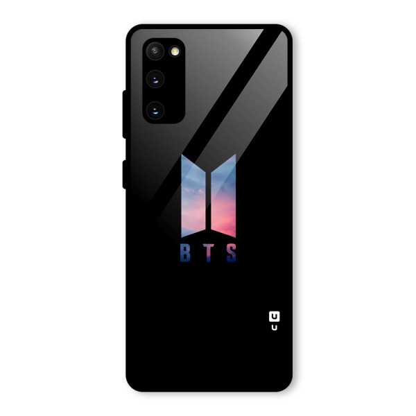 BTS Logo Sky Glass Back Case for Galaxy S20 FE