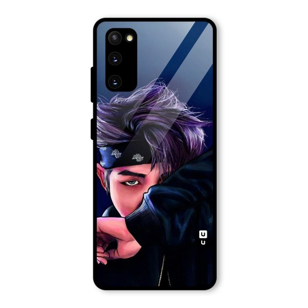 BTS Namjoon Artwork Glass Back Case for Galaxy S20 FE 5G