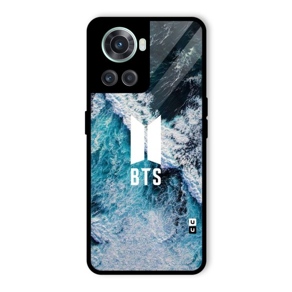 BTS Ocean Waves Glass Back Case for OnePlus 10R