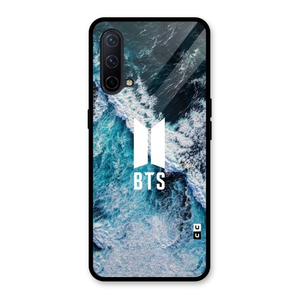 BTS Ocean Waves Glass Back Case for OnePlus Nord CE 5G