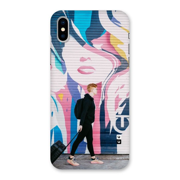 Backpacker Back Case for iPhone X