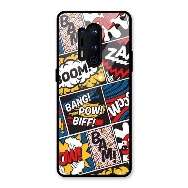Bam Pattern Glass Back Case for OnePlus 8 Pro