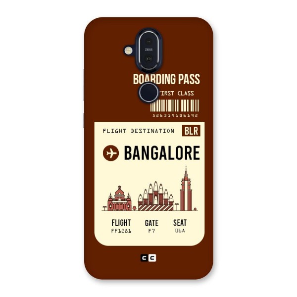 Bangalore Boarding Pass Back Case for Nokia 8.1