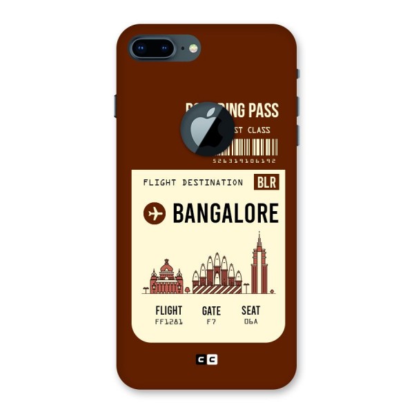 Bangalore Boarding Pass Back Case for iPhone 7 Plus Logo Cut