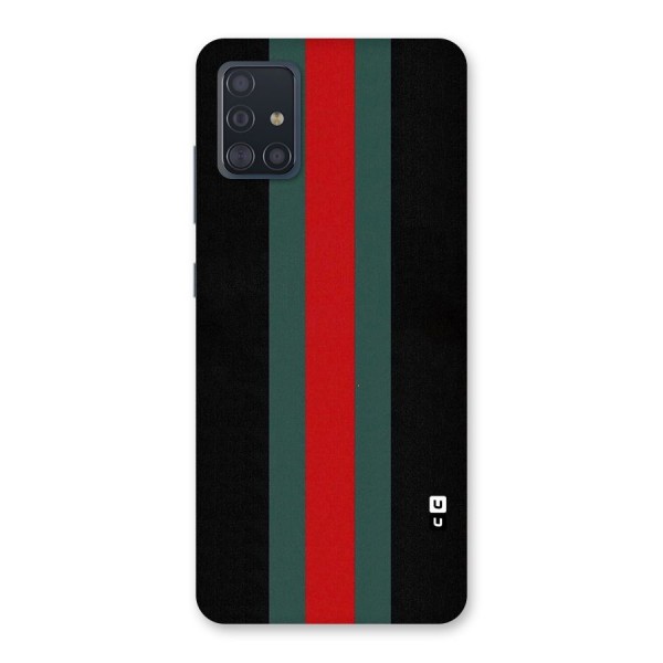 Basic Colored Stripes Back Case for Galaxy A51