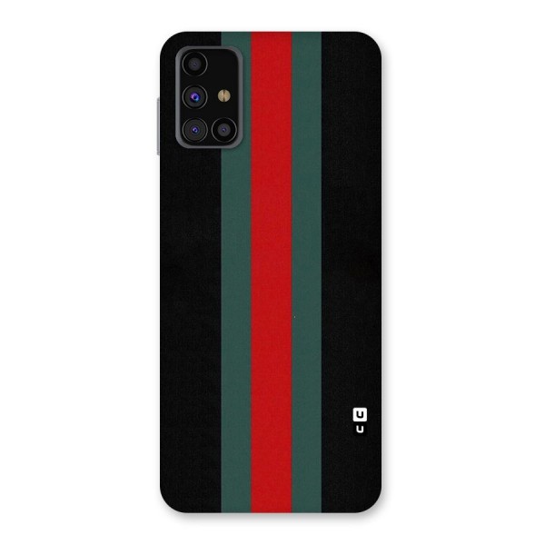 Basic Colored Stripes Back Case for Galaxy M31s