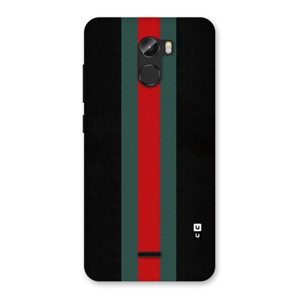 Basic Colored Stripes Back Case for Gionee X1
