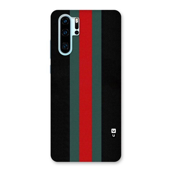 Basic Colored Stripes Back Case for Huawei P30 Pro