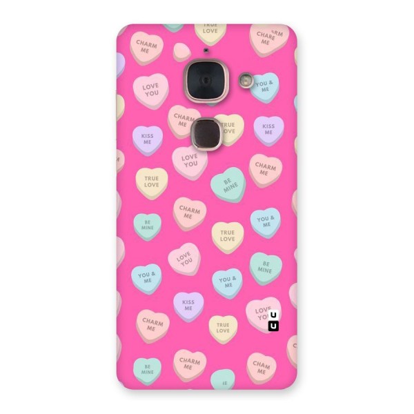 Be Mine Hearts Pattern Back Case for Le Max 2
