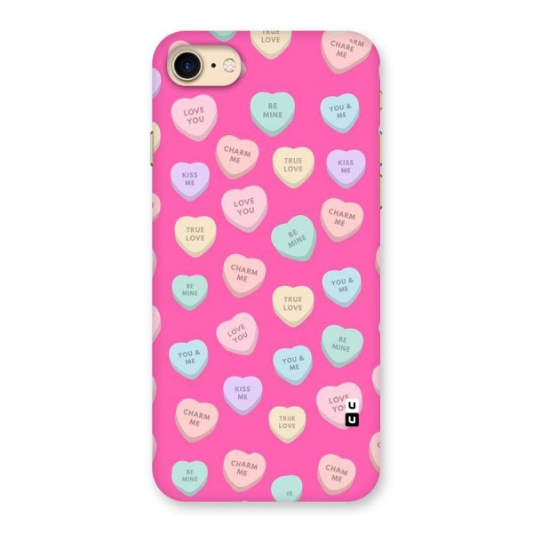 Be Mine Hearts Pattern Back Case for iPhone 7