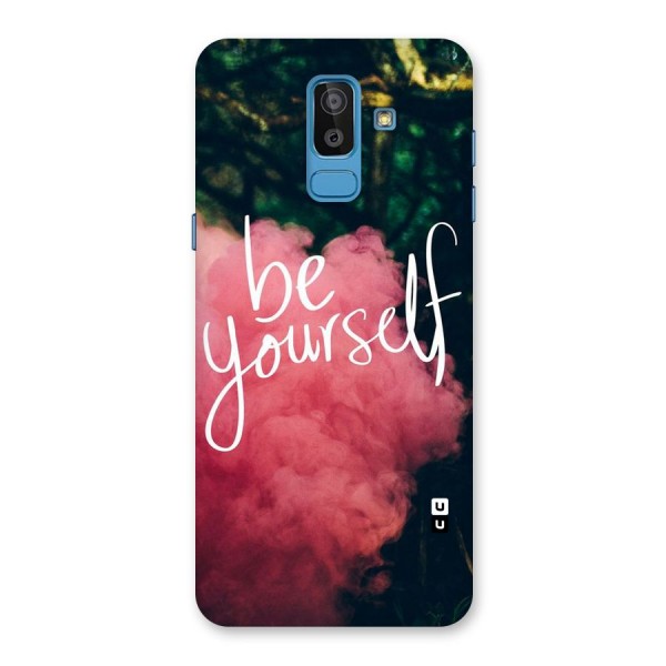 Be Yourself Greens Back Case for Galaxy J8