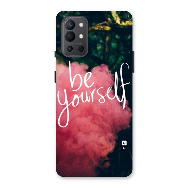 Be Yourself Greens Back Case for OnePlus 9R