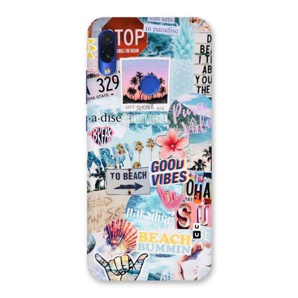 Beaching Life Back Case for Redmi Note 7