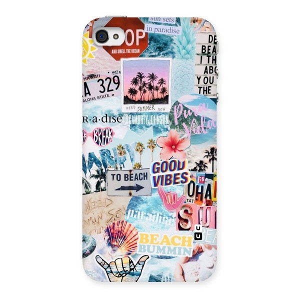 Beaching Life Back Case for iPhone 4 4s