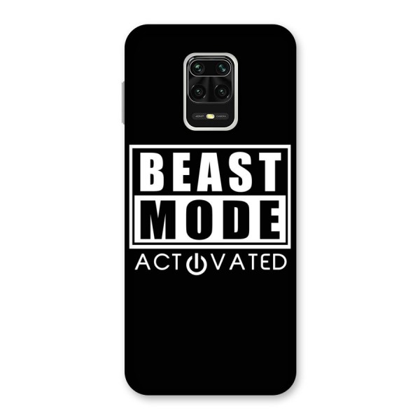 Beast Mode Activated Back Case for Redmi Note 9 Pro Max