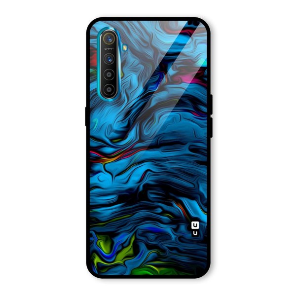 Beautiful Abstract Design Art Glass Back Case for Realme X2
