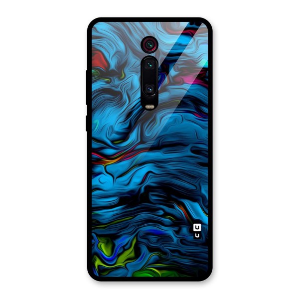 Beautiful Abstract Design Art Glass Back Case for Redmi K20 Pro