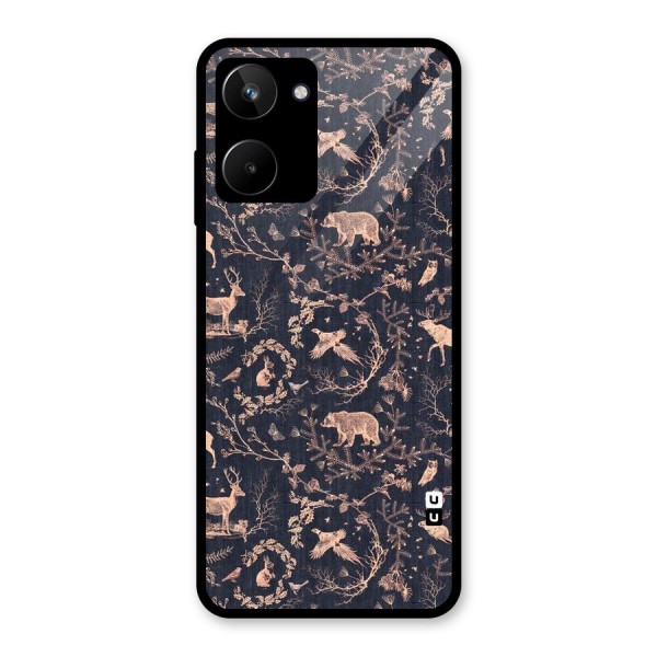 Beautiful Animal Design Glass Back Case for Realme 10