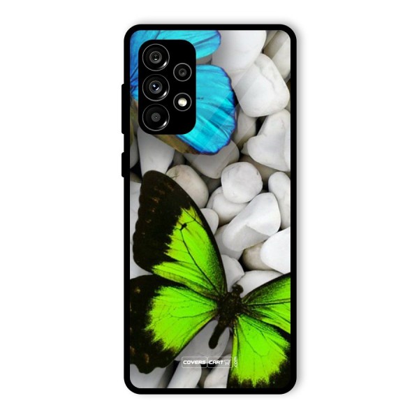 Beautiful Butterflies Glass Back Case for Galaxy A73 5G