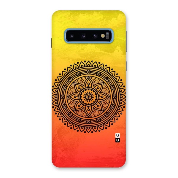 Beautiful Circle Art Back Case for Galaxy S10
