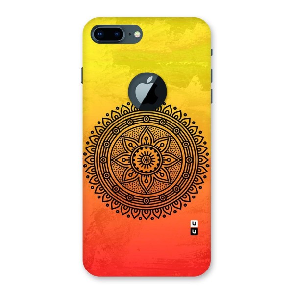 Beautiful Circle Art Back Case for iPhone 7 Plus Logo Cut