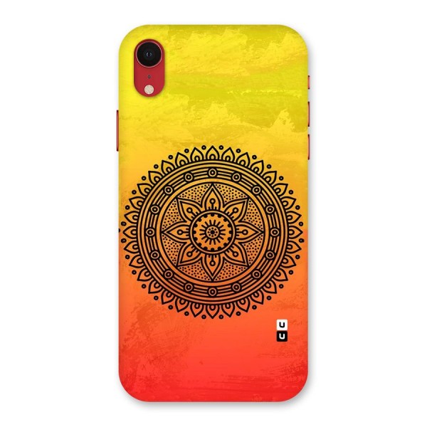 Beautiful Circle Art Back Case for iPhone XR