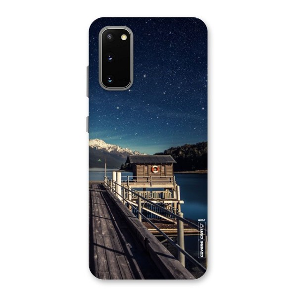 Beautiful Dock Hut Back Case for Galaxy S20