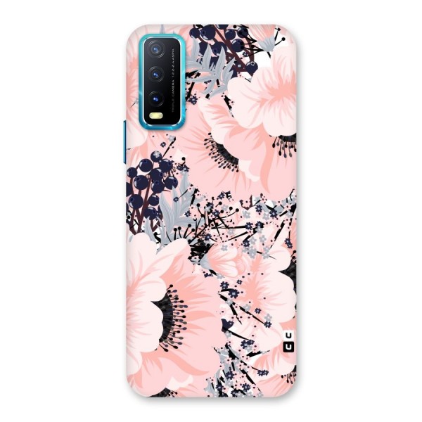 Beautiful Flowers Back Case for Vivo Y20
