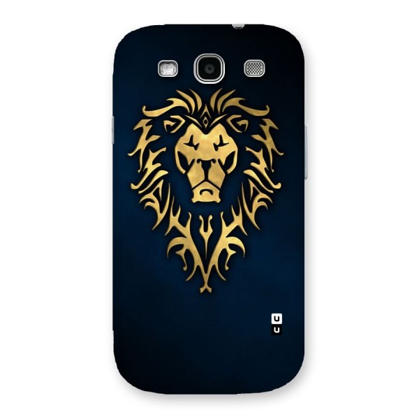 Beautiful Golden Lion Design Back Case for Galaxy S3 Neo
