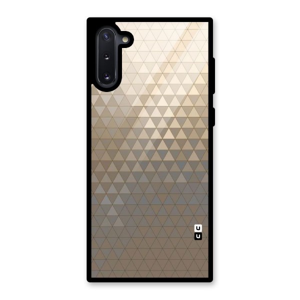 Beautiful Golden Pattern Glass Back Case for Galaxy Note 10