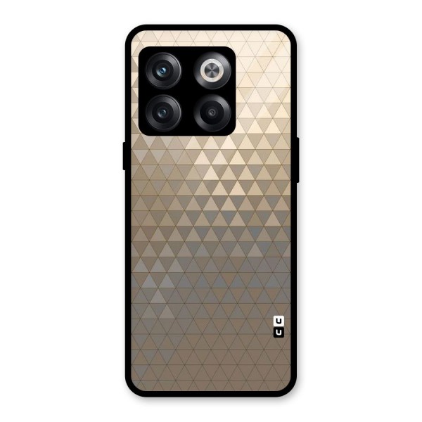 Beautiful Golden Pattern Glass Back Case for OnePlus 10T
