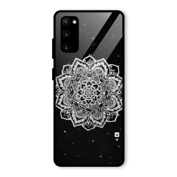 Beautiful Mandala Design Glass Back Case for Galaxy S20 FE 5G