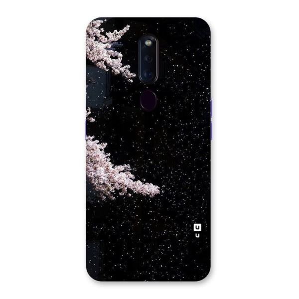 Beautiful Night Sky Flowers Back Case for Oppo F11 Pro