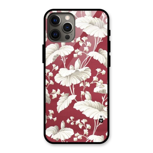 Beautiful Petals Glass Back Case for iPhone 12 Pro Max