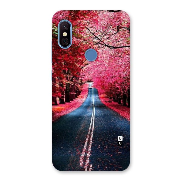 Beautiful Red Trees Back Case for Redmi Note 6 Pro