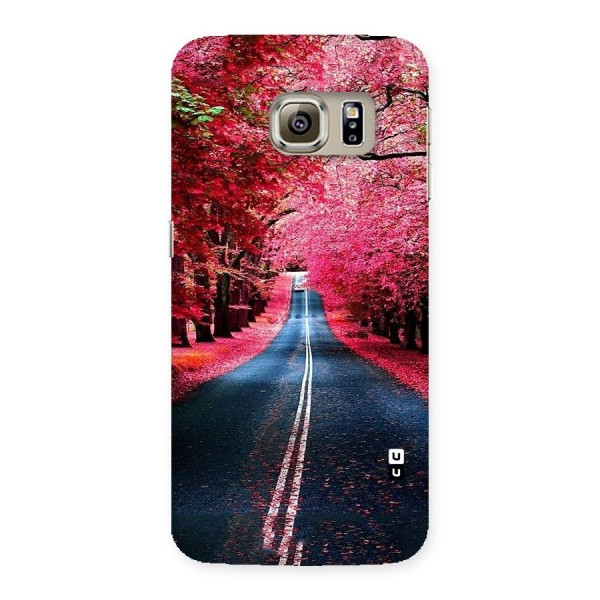 Beautiful Red Trees Back Case for Samsung Galaxy S6 Edge