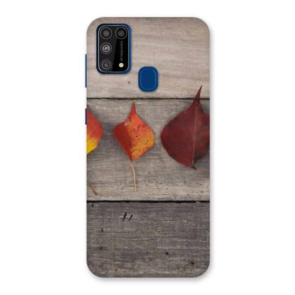 Beautiful Wood Leafs Back Case for Galaxy M31