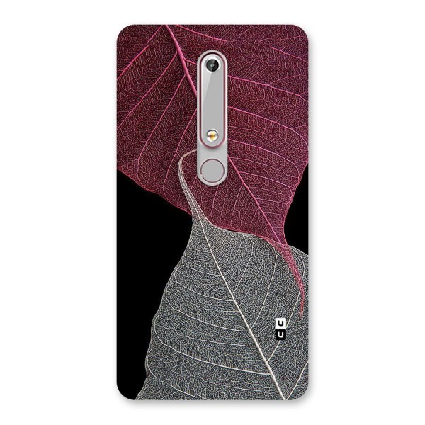 Beauty Leaf Back Case for Nokia 6.1