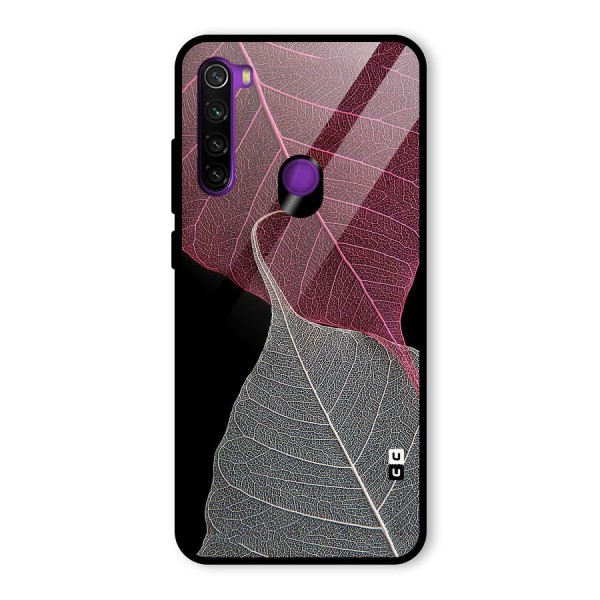 Beauty Leaf Glass Back Case for Redmi Note 8