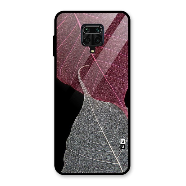 Beauty Leaf Glass Back Case for Redmi Note 9 Pro Max