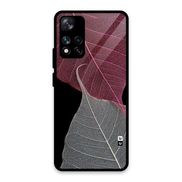 Beauty Leaf Glass Back Case for Xiaomi 11i 5G