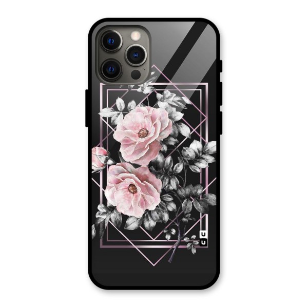 Beguilling Pink Floral Glass Back Case for iPhone 12 Pro Max