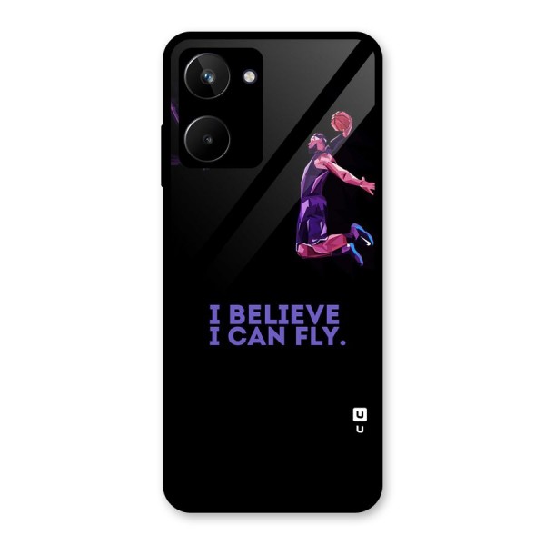 Believe And Fly Glass Back Case for Realme 10