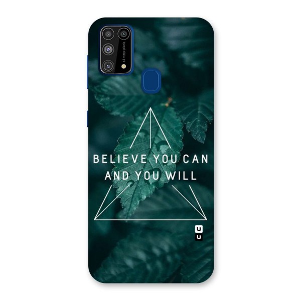 Believe You Can Motivation Back Case for Galaxy M31