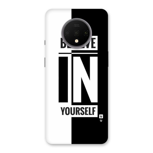 Believe Yourself Black Back Case for OnePlus 7T